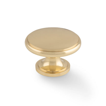 Cambridge Round Cupboard Knob 38mm Dia.