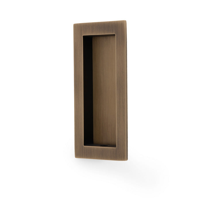 Rectangular flush pull