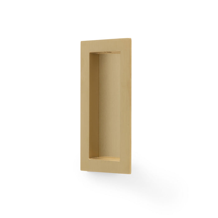 Rectangular flush pull