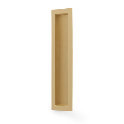 Rectangular flush pull