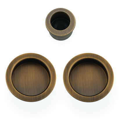 Sliding door pull kit
