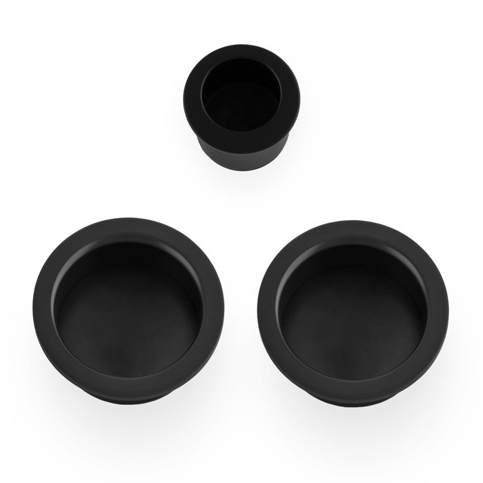 Sliding door pull kit