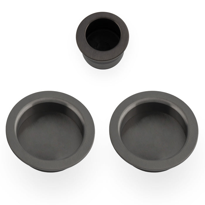 Sliding door pull kit
