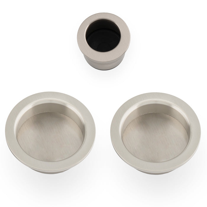Sliding door pull kit