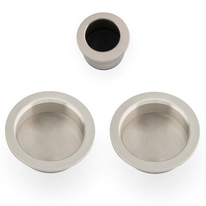 Sliding door pull kit