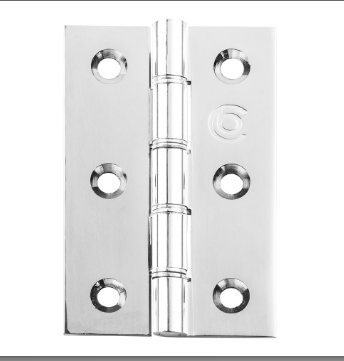 Double Stainless Steel Washered Brass Butt Hinge