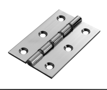 Double Steel Washered Brass Butt Hinge
