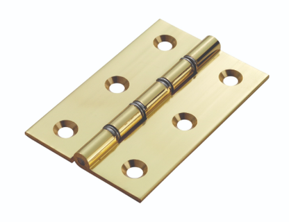 Double Steel Washered Brass Butt Hinge
