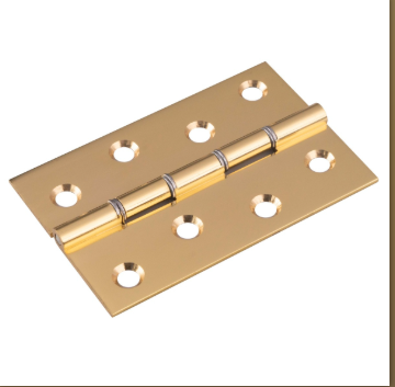 Double Steel Washered Brass Butt Hinge