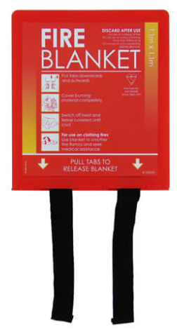 Domestic Glass Fibre Fire Blanket