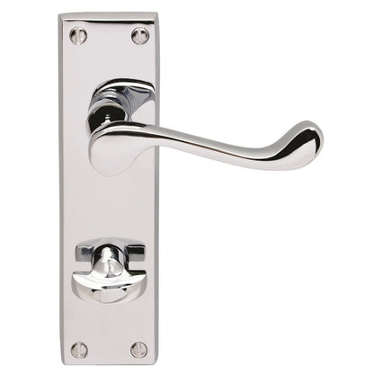 Contract Victorian Scroll Lever on Backplate