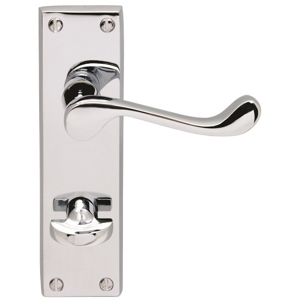 Victorian Scroll Lever on Backplate