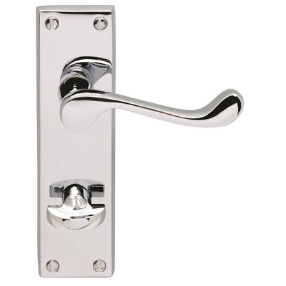 Victorian Scroll Lever on Backplate
