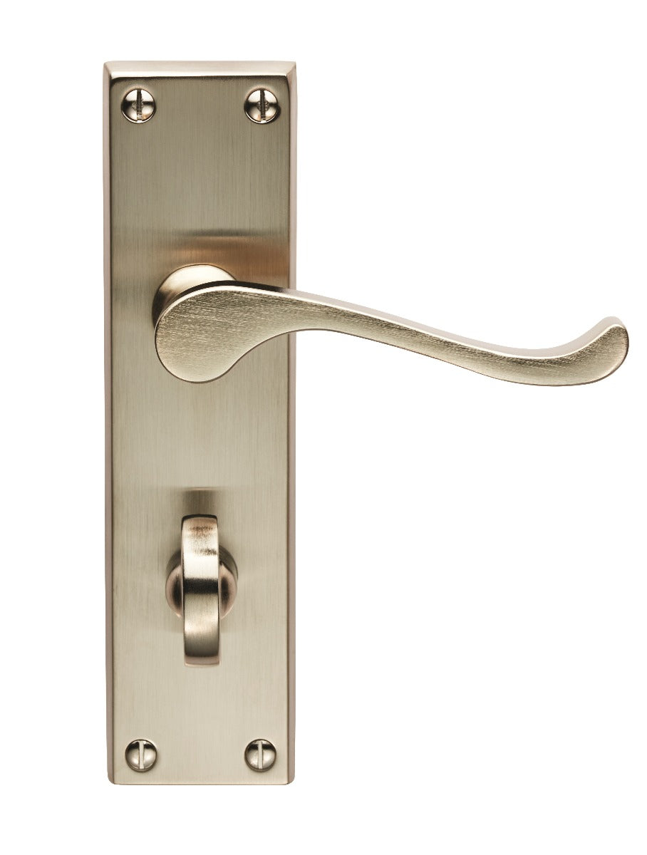 Contract Victorian Scroll Lever on Backplate