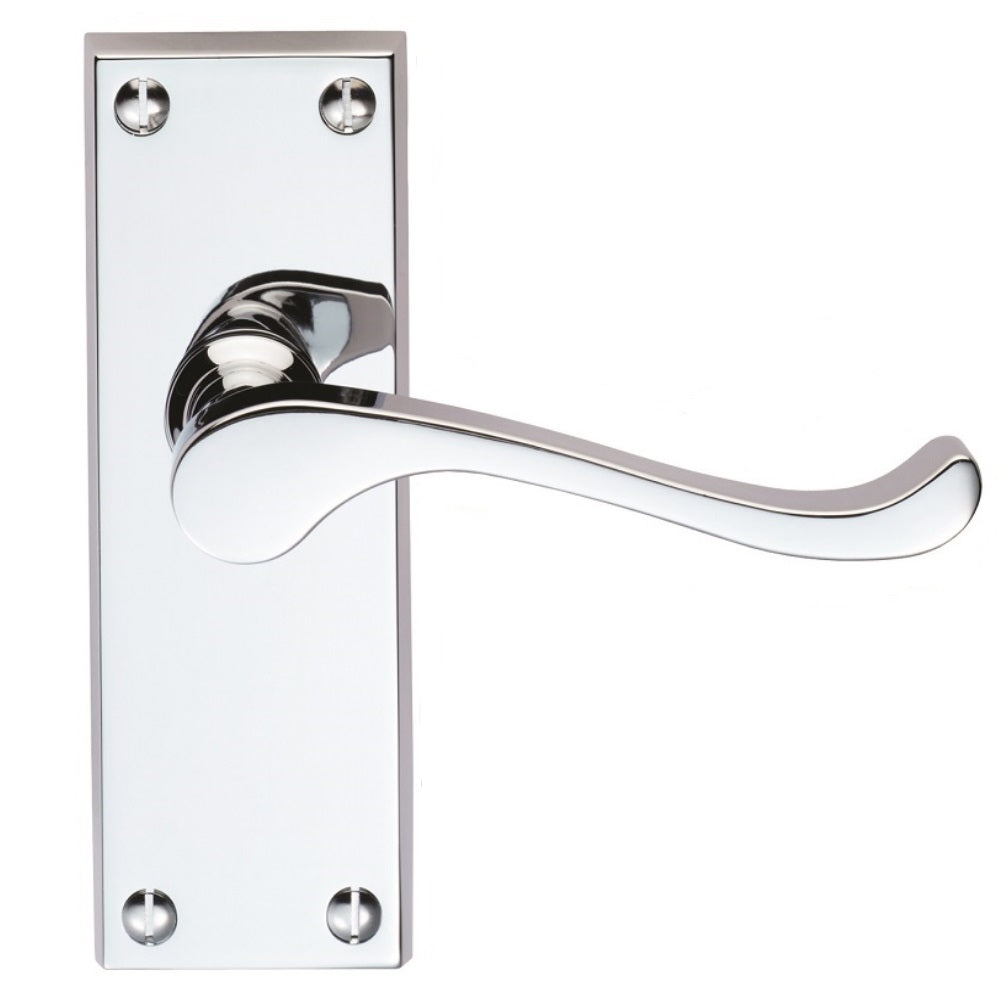 Contract Victorian Scroll Lever on Backplate