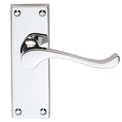 Contract Victorian Scroll Lever on Backplate