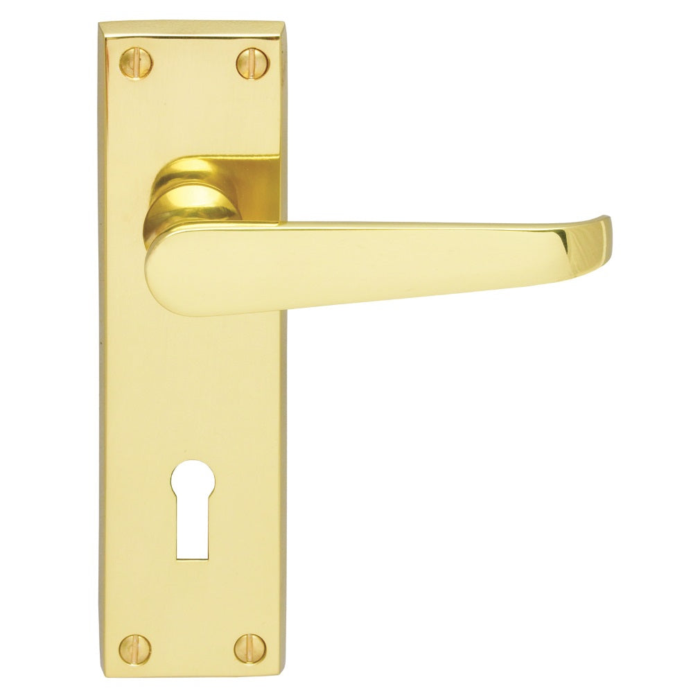 Contract Victorian Lever on Backplate