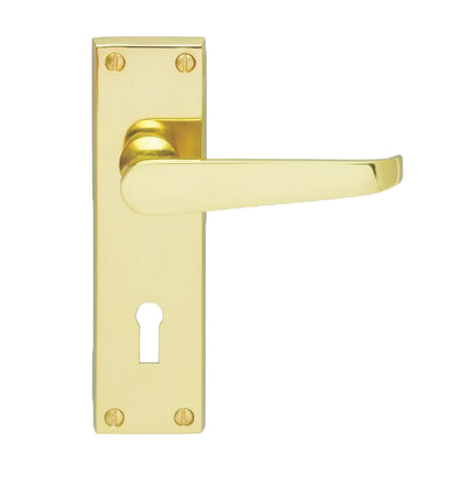 Contract Victorian Lever on Backplate