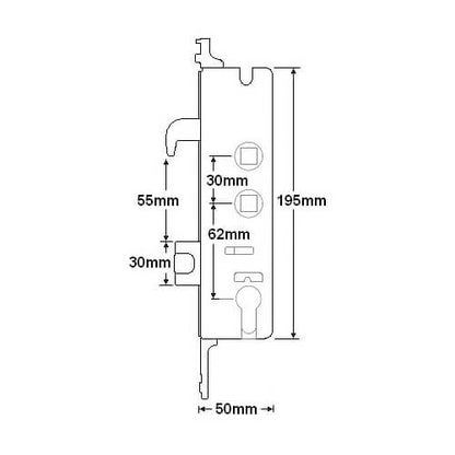 G2000 Copy Multipoint Gearbox - Lift Lever or Double Spindle