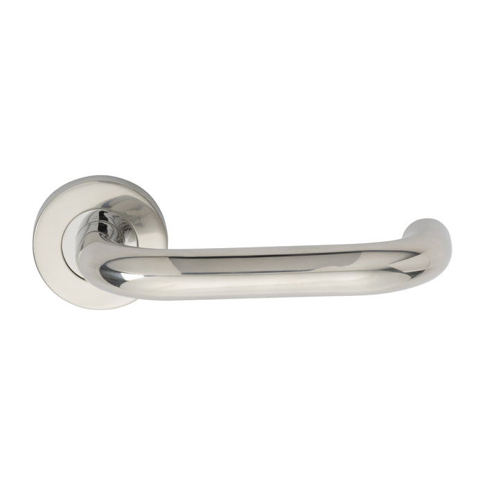 Grade 304 Nera 19mm Safety Lever on Sprung Push-on Round Rose