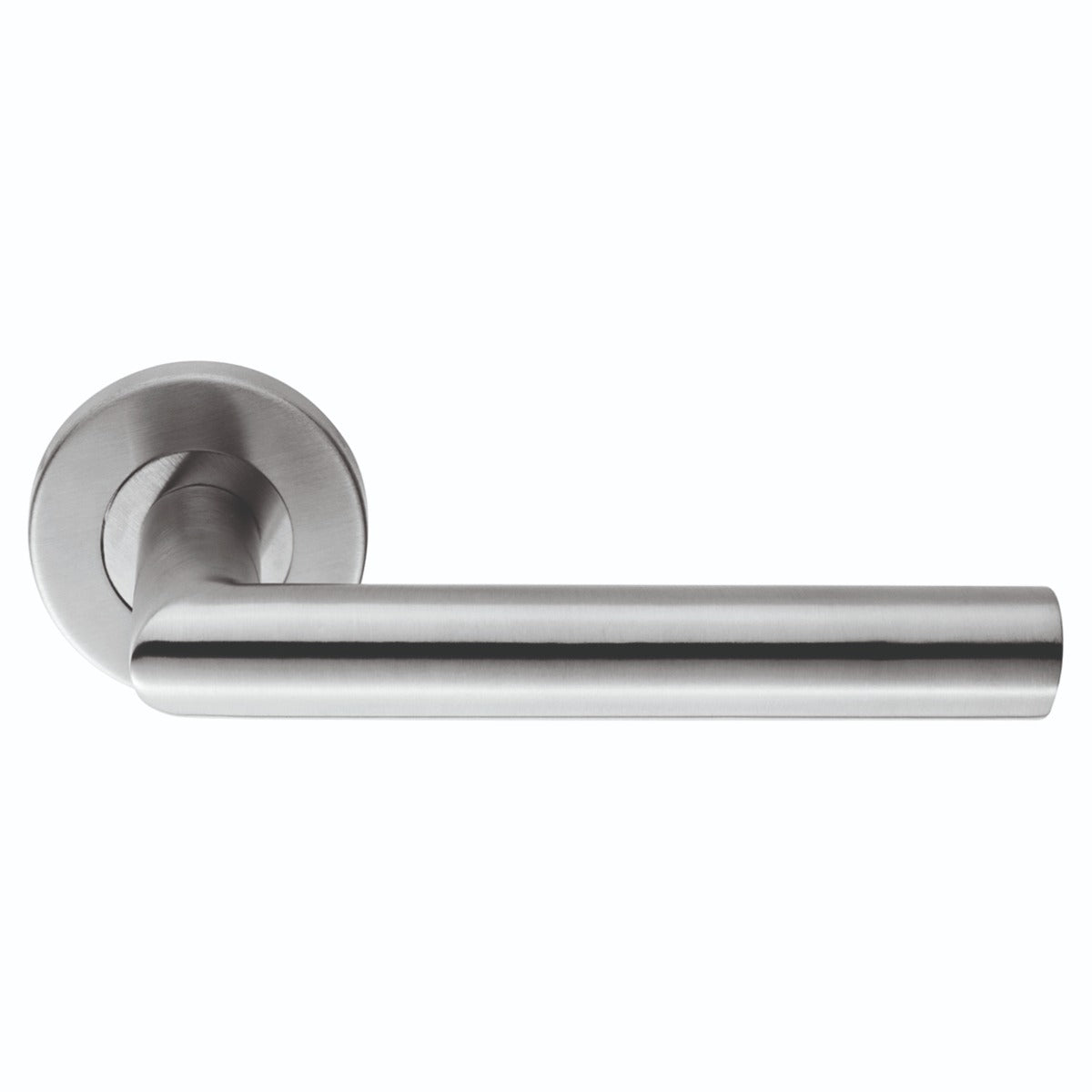 Treviri Mitred Round Bar Lever on Sprung Rose