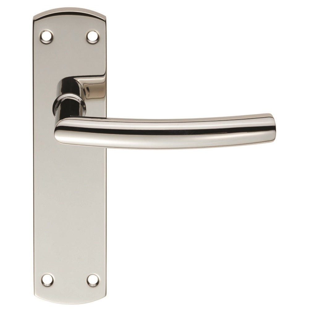 Residential Arched Lever on Backplate