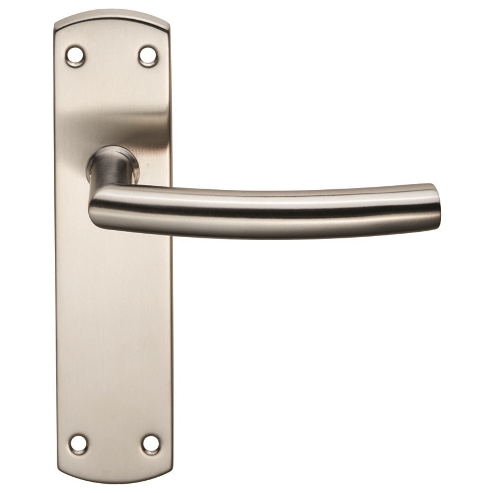 Residential Arched Lever on Backplate