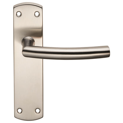 Residential Arched Lever on Backplate