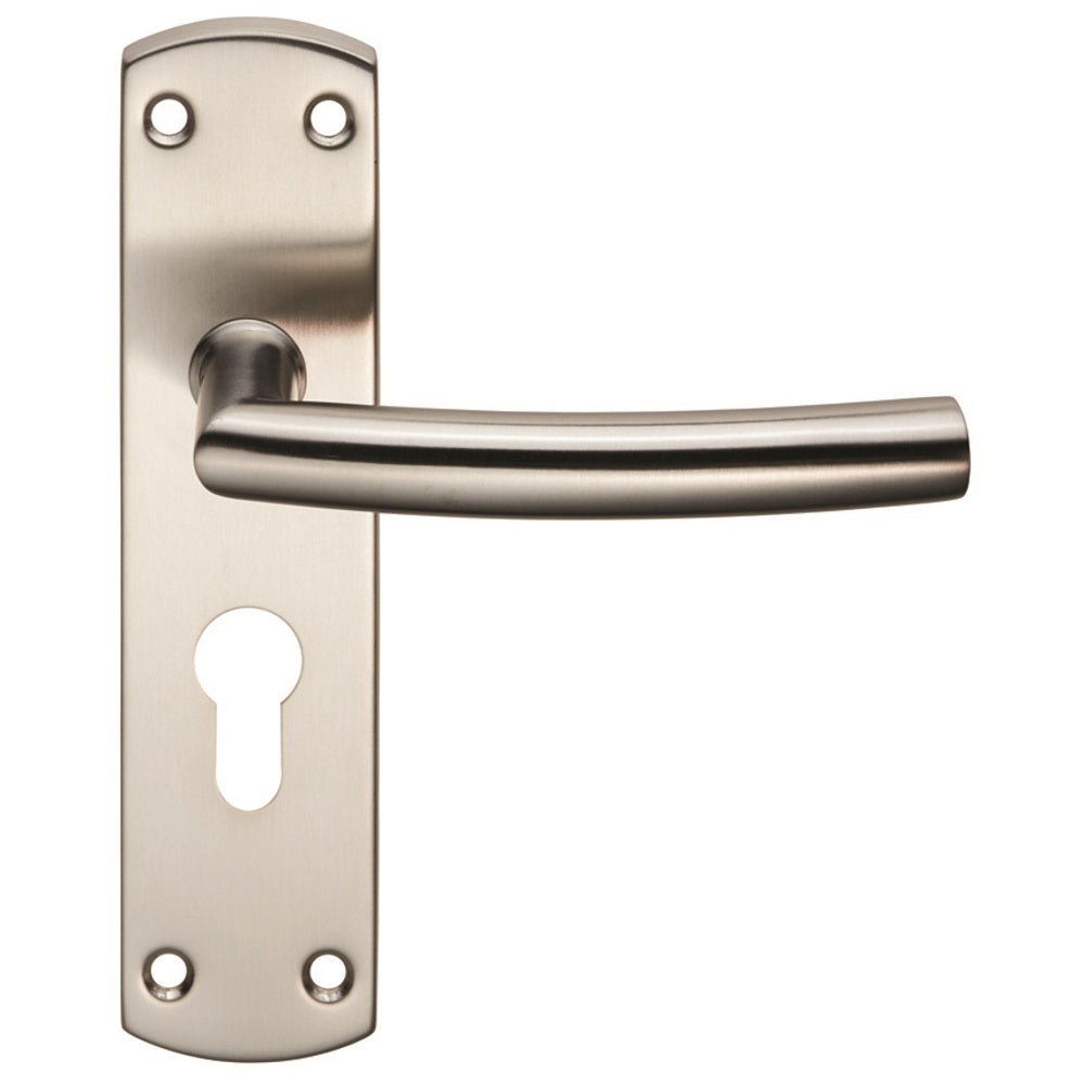 Residential Arched Lever on Backplate