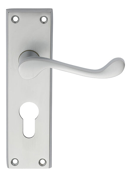 Victorian Scroll Lever on Backplate