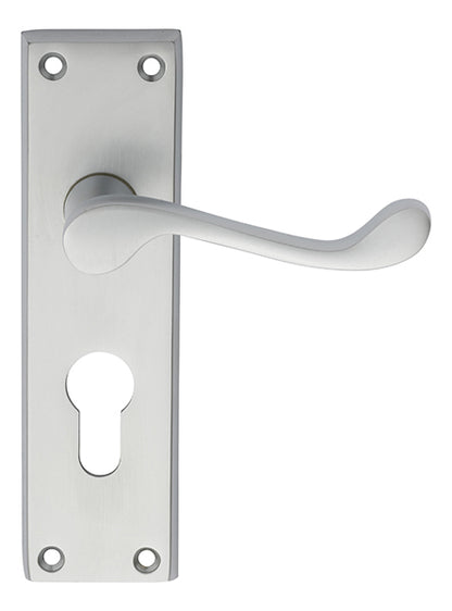 Victorian Scroll Lever on Backplate