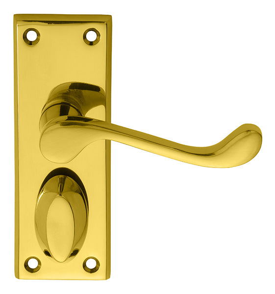 Victorian Scroll Lever on Backplate