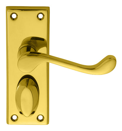 Victorian Scroll Lever on Backplate