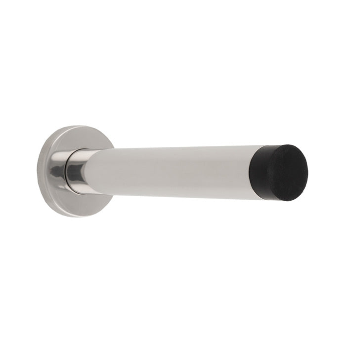 150 X 22Mm - Wall Mounted Door Stop On Rose - Concealed Fix