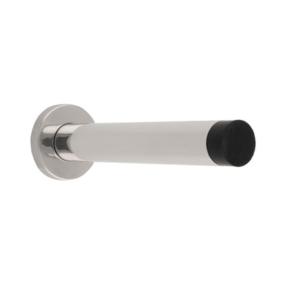 150 X 22Mm - Wall Mounted Door Stop On Rose - Concealed Fix