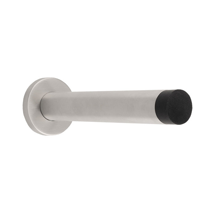 150 X 22Mm - Wall Mounted Door Stop On Rose - Concealed Fix