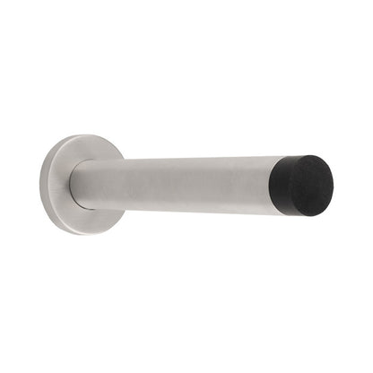 150 X 22Mm - Wall Mounted Door Stop On Rose - Concealed Fix