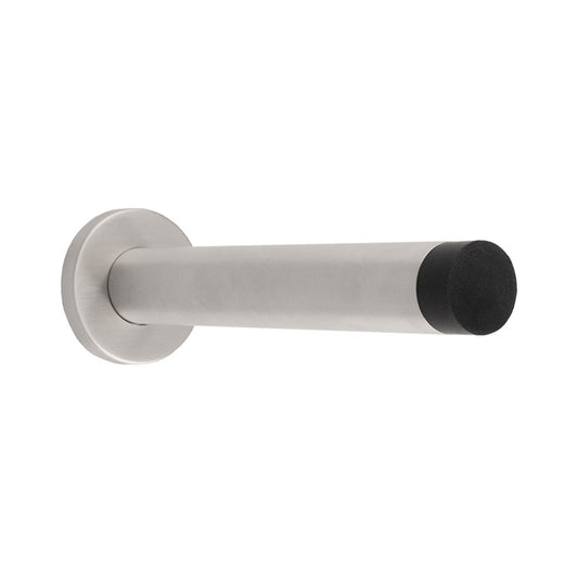 150 X 22Mm - Wall Mounted Door Stop On Rose - Concealed Fix