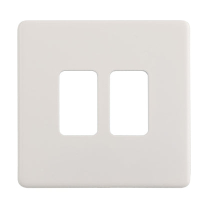 Enhance White Grid Plates