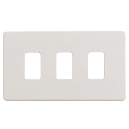 Enhance White Grid Plates
