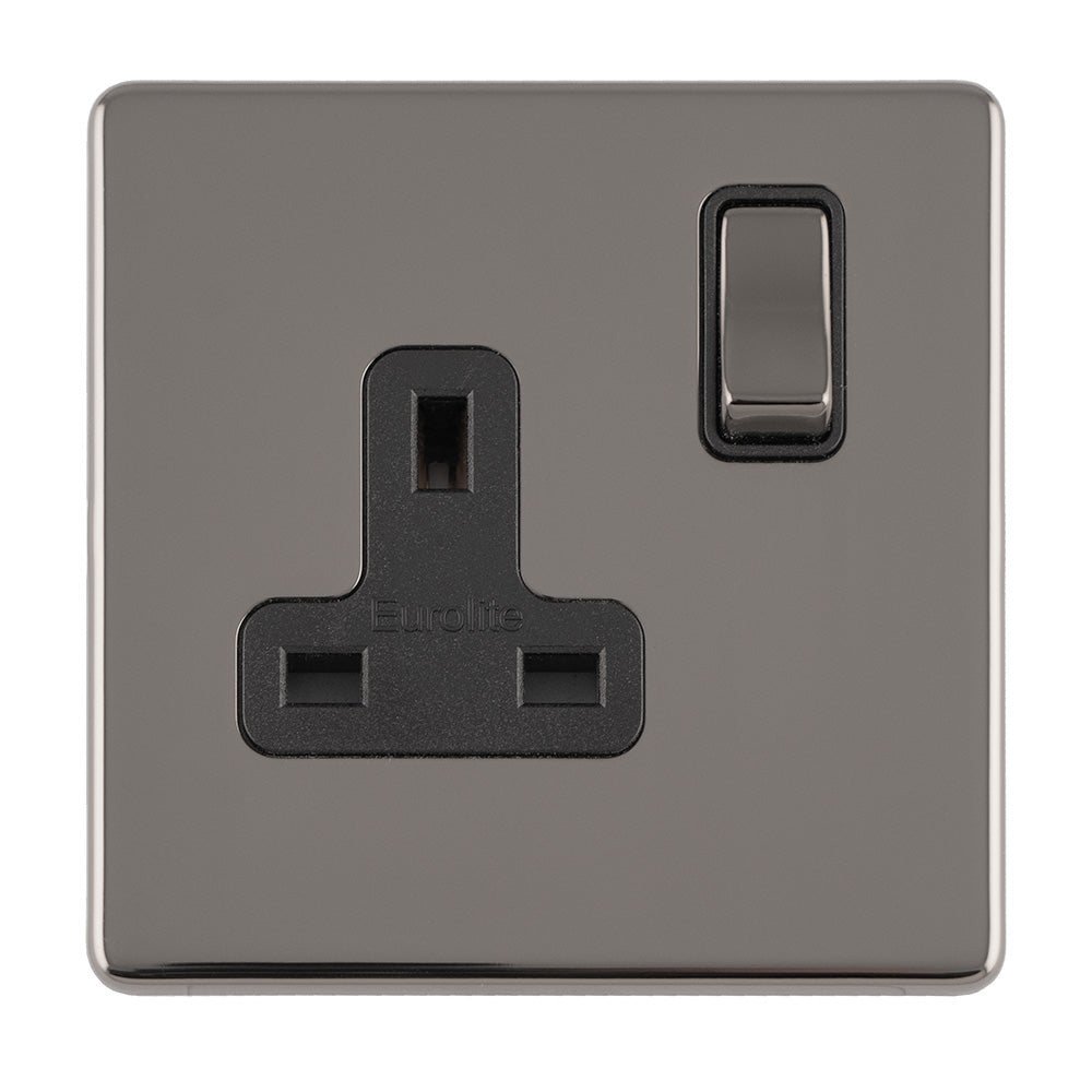 Concealed 3mm 1 Gang Socket