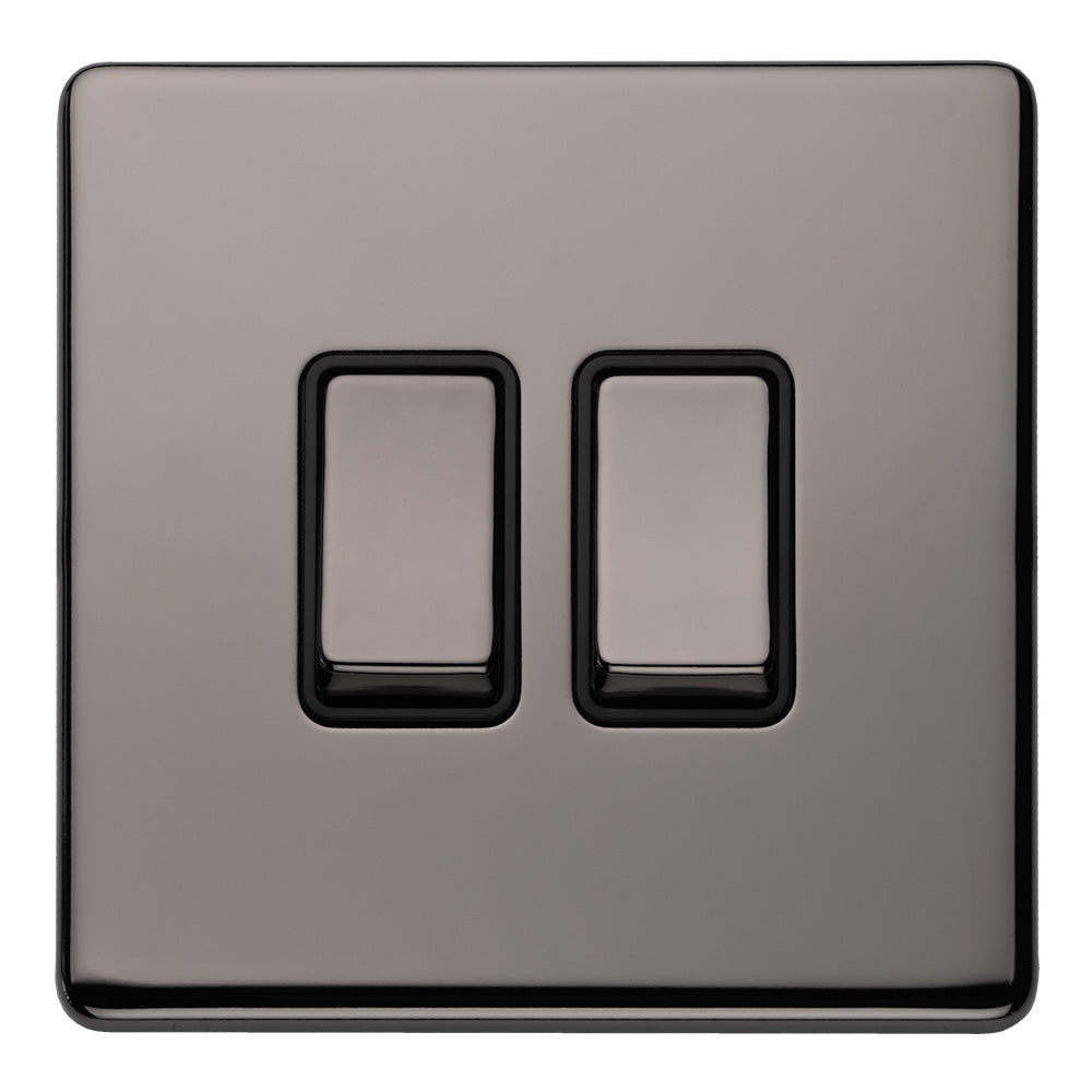 Concealed 3mm 2 Gang Switch