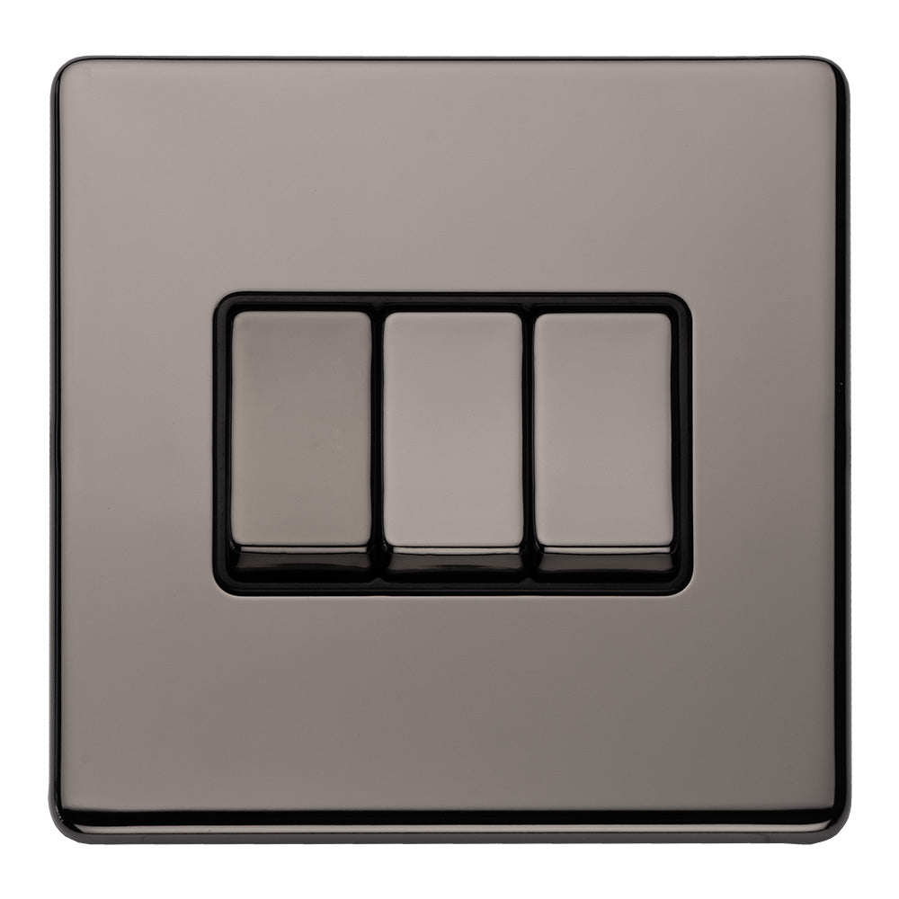 Concealed 3mm 3 Gang Switch