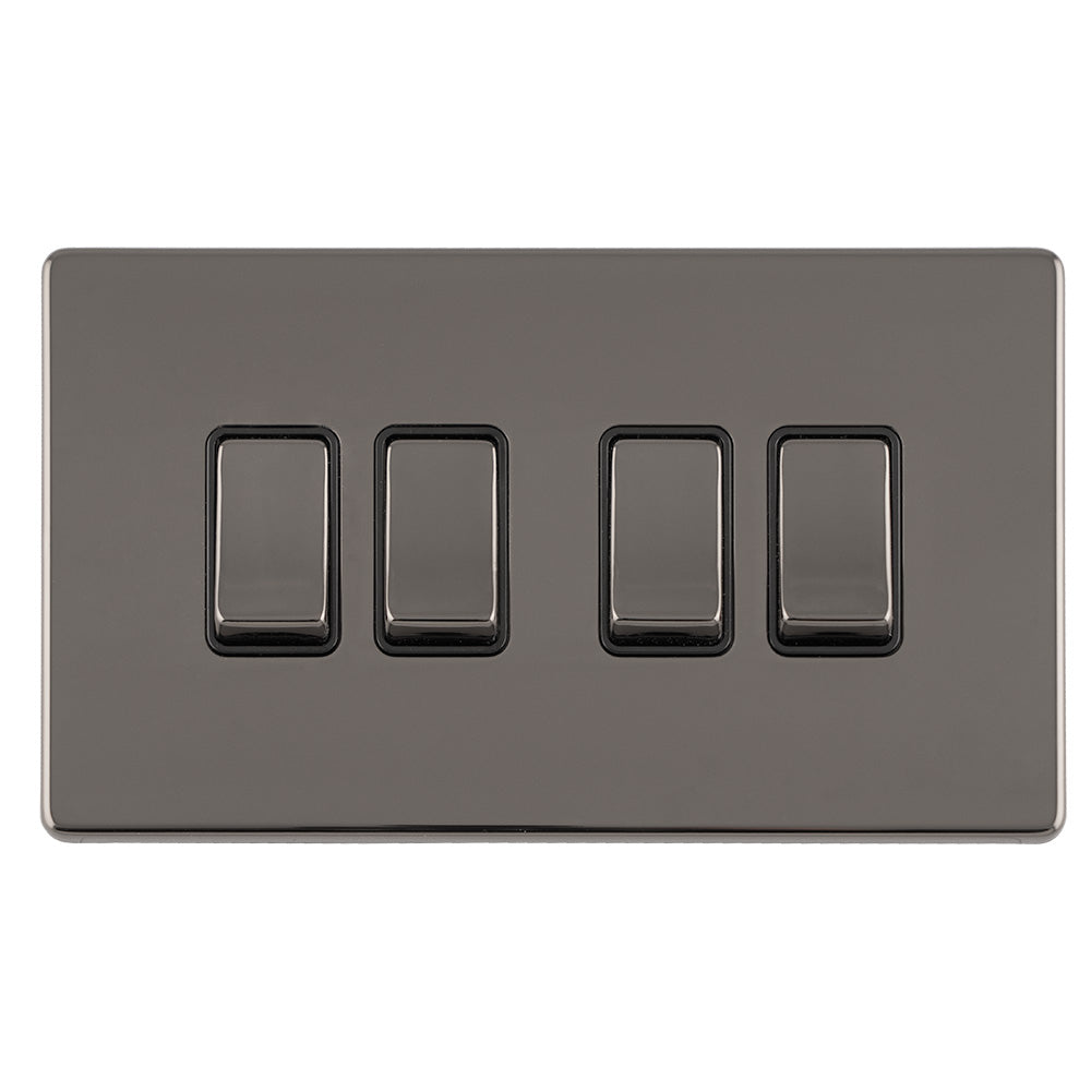 Concealed 3mm 4 Gang Switch