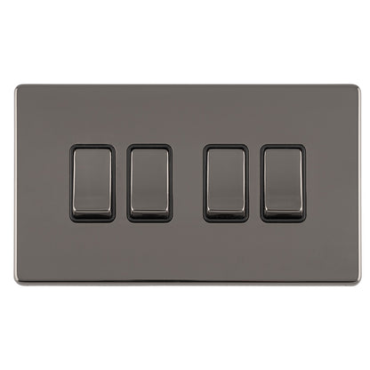 Concealed 3mm 4 Gang Switch