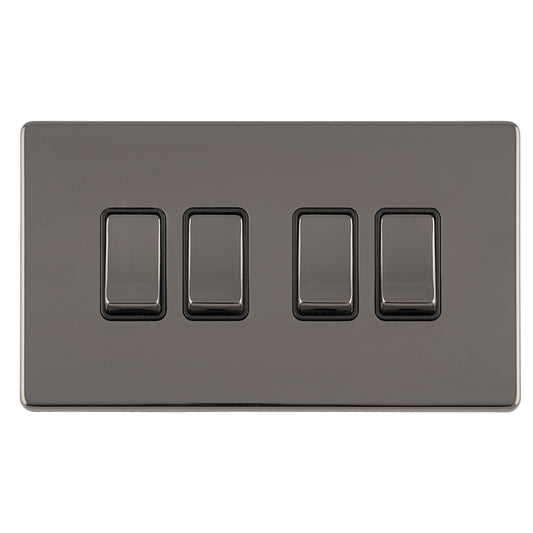 Concealed 3mm 4 Gang Switch