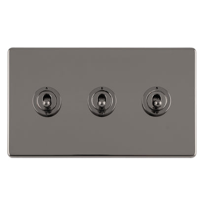 Concealed 3mm 1-4 Gang Toggle Switch