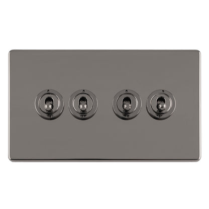 Concealed 3mm 1-4 Gang Toggle Switch