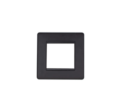 Concealed 3mm 2 Gang Module Frame