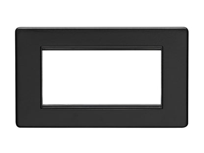 Concealed 3mm 4 Gang Module Frame